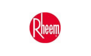 Rheem red circular company logo