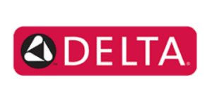 Delta brand logo with triangular emblem