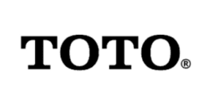 TOTO black text logo on white background