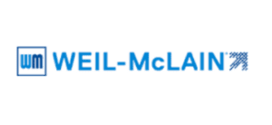 Weil‑McLain blue company wordmark logo